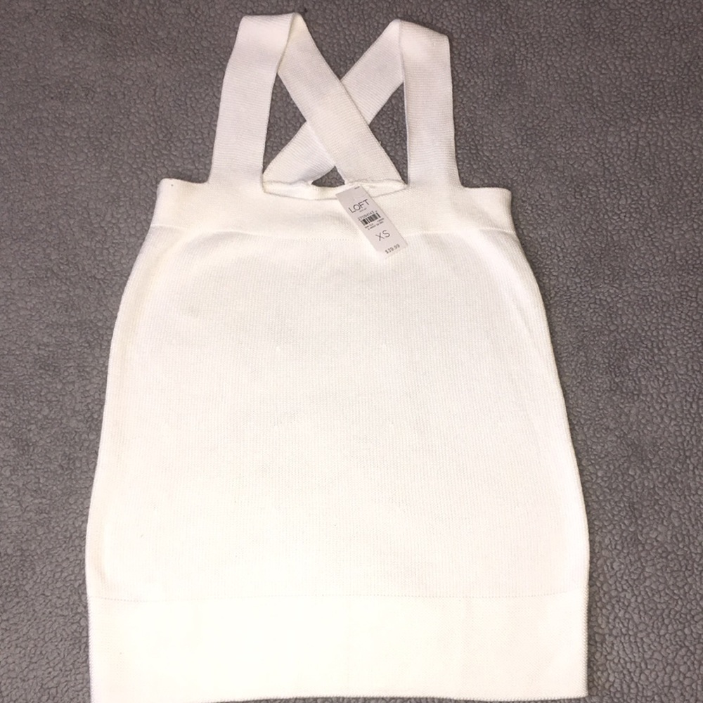 Loft Soft Stretchy Cross Back Top 😍
